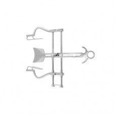 Balfour Retractor Complete With Central Blade Ref:- RT-901-91 Stainless Steel, 20 cm - 8" Spread - Lateral Blades Size 200 mm - 100 x 35 mm